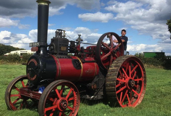 Blaker supports local steam and vintage show to raise money for Macmillan