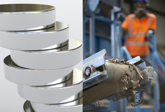Why we use Neodymium Magnets in our MagThro Eddy Current Separators